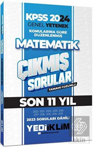 2024 KPSS Genel Yetenek Lisans Matematik Konuların