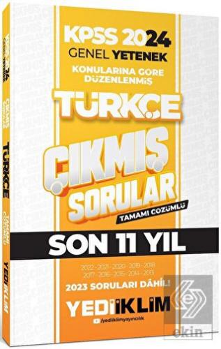 2024 KPSS Genel Yetenek Lisans Türkçe Konularına G