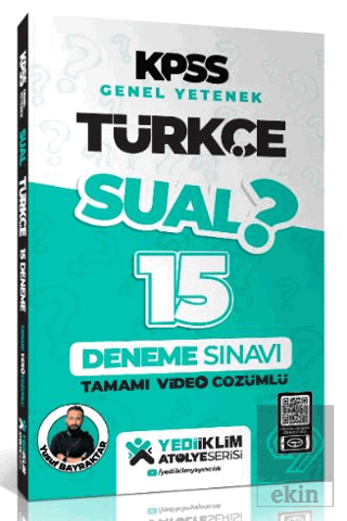 2024 KPSS Genel Yetenek Sual Türkçe Tamamı Video Çözümlü 15 Deneme