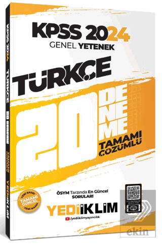 2024 KPSS Genel Yetenek Türkçe Tamamı Çözümlü 20 D