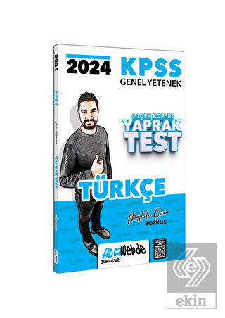 2024 KPSS GY Türkçe Yaprak Test