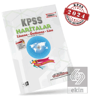 2024 KPSS Haritalar El Yazısı Ders Notları Kitabı