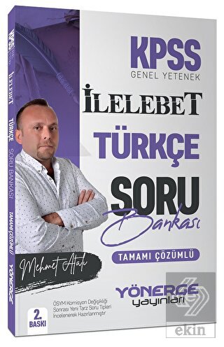 2024 KPSS İlelebet Türkçe Çözümlü Soru Bankası