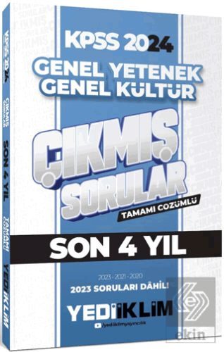 2024 KPSS Lisans Genel Yetenek Genel Kültür Son 4