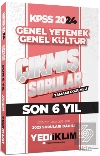 2024 KPSS Lisans Genel Yetenek Genel Kültür Son 6