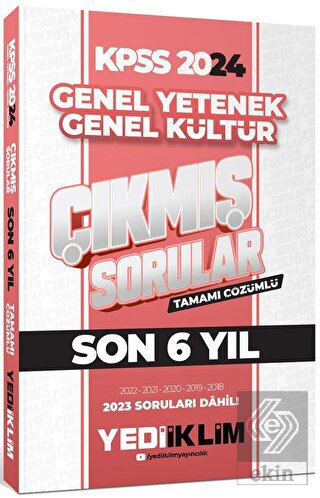 2024 KPSS Lisans Genel Yetenek Genel Kültür Son 6