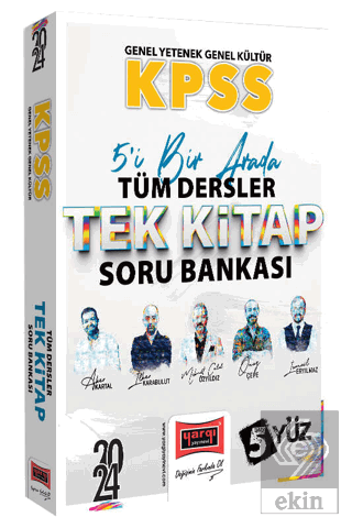 2024 KPSS Lisans GK-GY 5Yüz Ekibi Tüm Dersler Tek