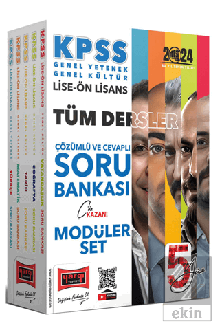 2024 KPSS Lise Ön Lisans 5Yüz Ekibi GK-GY Tüm Ders