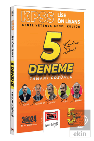 2024 KPSS Lise Ön Lisans GK-GY 5Yüz Ekibi Tüm Ders