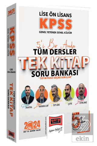 2024 KPSS Lise Ön Lisans GK-GY 5Yüz Ekibi Tüm Ders