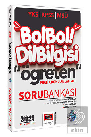 2024 KPSS MSÜ YKS Bol Bol Öğreten Dil Bilgisi Prat