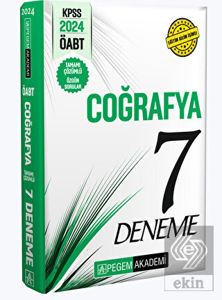 2024 KPSS ÖABT Coğrafya Öğretmenliği Tamamı Çözüml