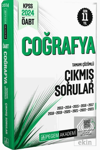 2024 KPSS ÖABT Coğrafya Tamamı Çözümlü Çıkmış Soru