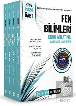 2024 KPSS ÖABT Fen Bilimleri Konu Anlatımlı (4 Kit