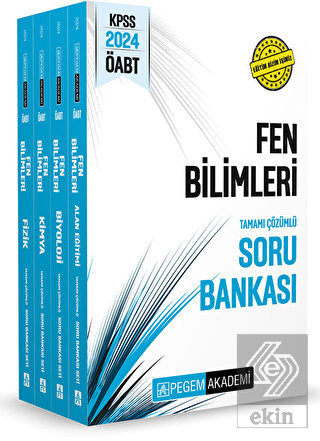 2024 KPSS ÖABT Fen Bilimleri Tamamı Çözümlü Soru B