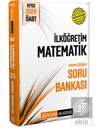 2024 KPSS ÖABT İlköğretim Matematik Soru Bankası