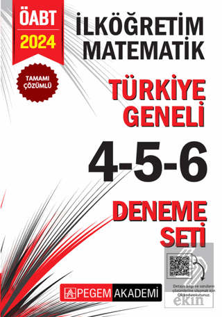 2024 KPSS ÖABT İlköğretim Matematik Tamamı Çözümlü Türkiye Geneli 4-5-