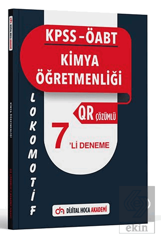 2024 KPSS ÖABT Kimya Öğretmenliği Lokomotif Serisi QR Çözümlü 7li Dene
