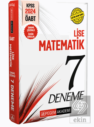 2024 KPSS ÖABT Lise Matematik Öğretmenliği Tamamı