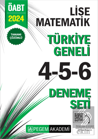 2024 KPSS ÖABT Lise Matematik Tamamı Çözümlü Türkiye Geneli 4-5-6 (3lü