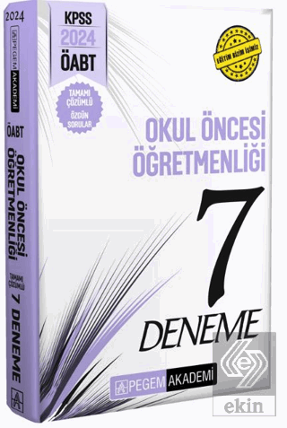 2024 KPSS ÖABT Okul Öncesi Öğretmenliği Tamamı Çöz