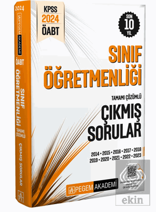 2024 KPSS ÖABT Sınıf Öğretmenliği Tamamı Çözümlü Ç