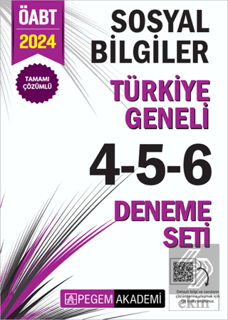 2024 KPSS ÖABT Sosyal Bilgiler Tamamı Çözümlü Türkiye Geneli 4-5-6 (3l