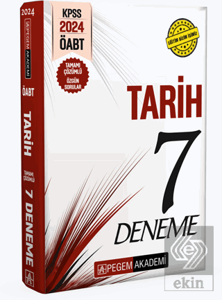 2024 KPSS ÖABT Tarih Öğretmenliği Tamamı Çözümlü 7