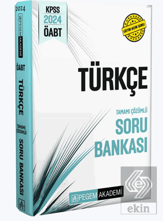 2024 KPSS ÖABT Türkçe Tamamı Çözümlü Soru Bankası