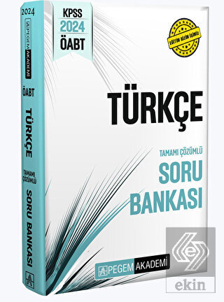 2024 KPSS ÖABT Türkçe Tamamı Çözümlü Soru Bankası