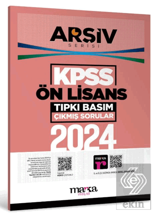 2024 KPSS Ön Lisans Arşiv Serisi Tıpkı Basım Çıkmış Sorular
