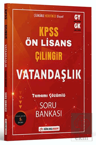 2024 KPSS Ön Lisans Çilingir Vatandaşlık Tamamı Çözümlü Soru Bankası