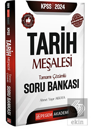 2024 KPSS Tarih Meşalesi Tamamı Çözümlü Soru Banka
