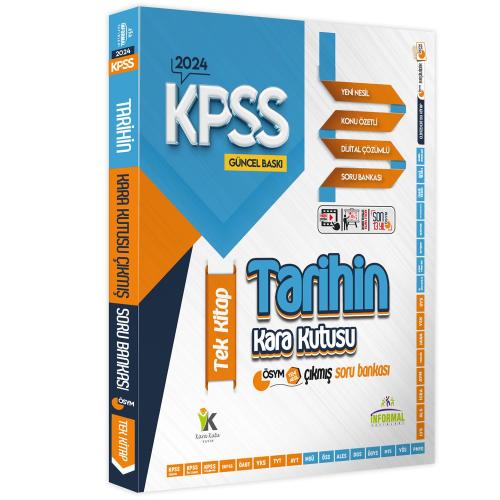 2024 KPSS Tarihin Kara Kutusu TEK KİTAP Dijital Çözümlü Konu Özetli ÖS