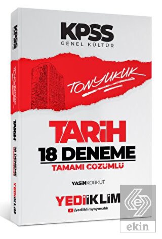 2024 KPSS Tonyukuk Tarih Tamamı Çözümlü 18 Deneme