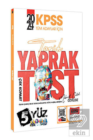 2024 KPSS Tüm Adaylar İçin 5Yüz Tarih Çek Kopart Y