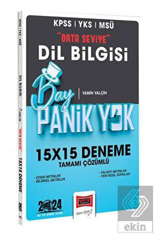 2024 KPSS YKS MSÜ Bay Panik Yok Dil Bilgisi Orta S