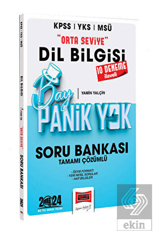 2024 KPSS YKS MSÜ Bay Panik Yok Dil Bilgisi Orta S