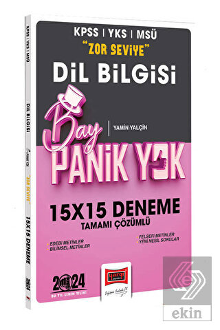 2024 KPSS YKS MSÜ Bay Panik Yok Dil Bilgisi Zor Se
