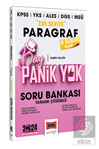 2024 KPSS YKS MSÜ Bay Panik Yok Paragraf Zor Seviy