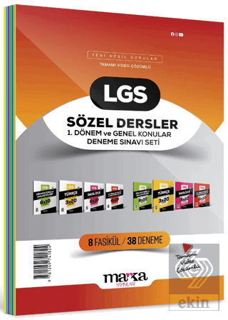 2024 LGS Sözel Dersler 1. Dönem ve Genel Konular D