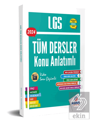 2024 LGS Tüm Dersler Tek Kitap Konu Anlatımlı