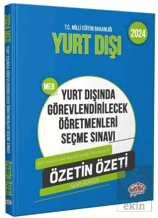 2024 MEB Yurt Dışında Görevlendirilecek Öğretmenle