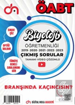 2024 ÖABT Biyoloji Öğretmenliği Son Beş Yıl Çıkmış Sorular Tamamı Vide