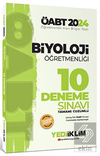 2024 ÖABT Biyoloji Öğretmenliği Tamamı Çözümlü 10