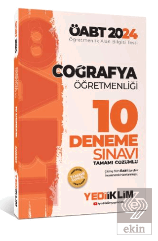 2024 ÖABT Coğrafya Öğretmenliği Tamamı Çözümlü 10