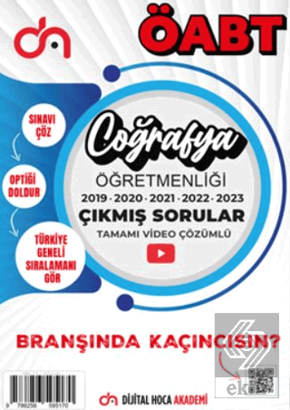 2024 ÖABT Coğrafya Son Beş Yıl Çıkmış Sorular Tamamı Video Çözümlü