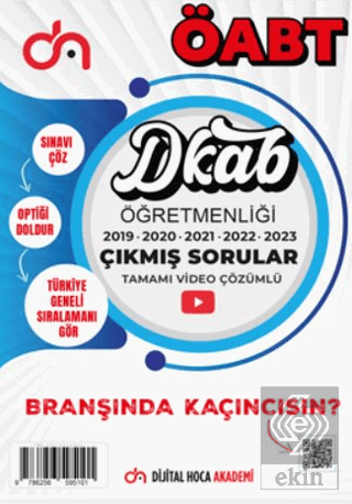 2024 ÖABT DKAB Son Beş Yıl Çıkmış Sorular Tamamı Video Çözümlü
