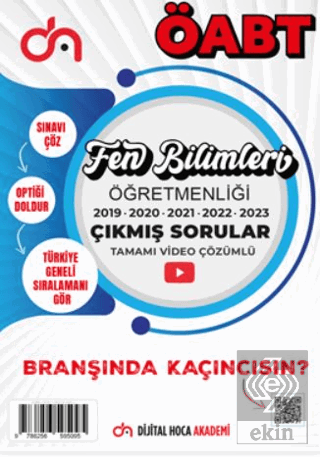 2024 ÖABT Fen Bilimleri Öğretmenliği Son Beş Yıl Çıkmış Sorular Tamamı