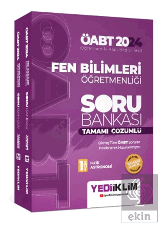 2024 ÖABT Fen Bilimleri Öğretmenliği Tamamı Çözüml